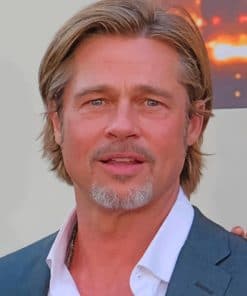 The Big Actor Brad Pitt paint by numbers