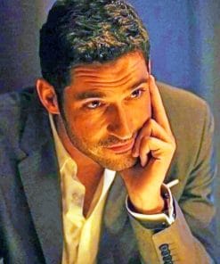 Tom Ellis In Lucifer paint by numbers