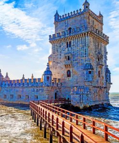 Torre De Belém Lisboa paint by numbers