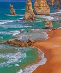 Twelve Apostles Marine National Park paint by numbers