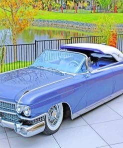 Vintage Cadillac Eldorado Car paint by numbers