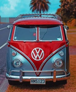 Volkswagen Mini Bus paint by numbers