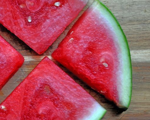 Watermelon Fruit Slices paint by numbers