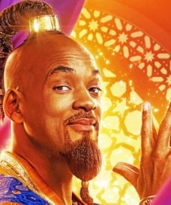 Will Smith In Aladdin Movie paint by numbers