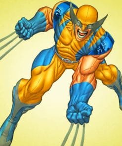 Wolverine Marvel Hero paint by numbers