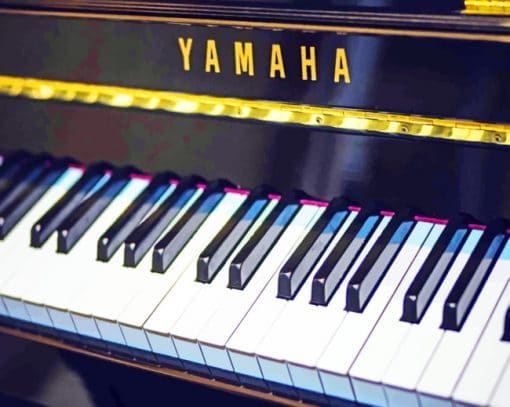 Yamaha Piano Keys paint by numbers