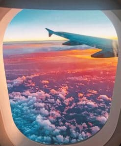 Airplane View Of Clouds paint by numbers