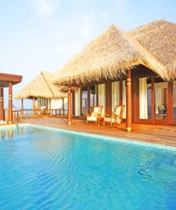 Anantara Kihavah Maldives Villas paint by numbers