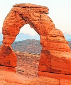 Arch Rock In Sandy Mountains paint by numbers