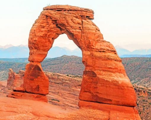 Arch Rock In Sandy Mountains paint by numbers