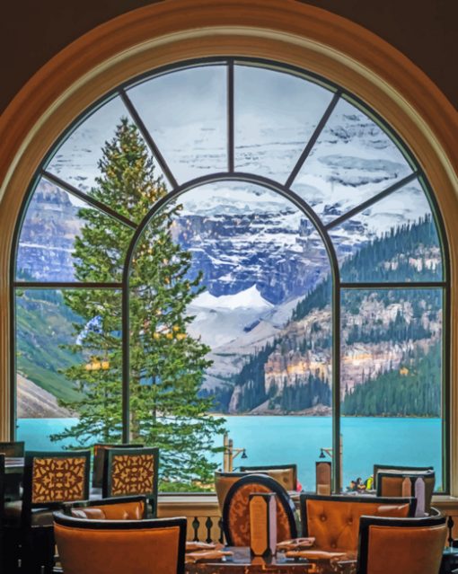 Banff National Park Canada paint by numbers