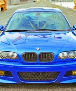 Bmw Blue Car paint by numbers