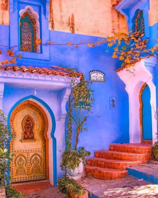 Chefchaouen Ras Elma paint by numbers