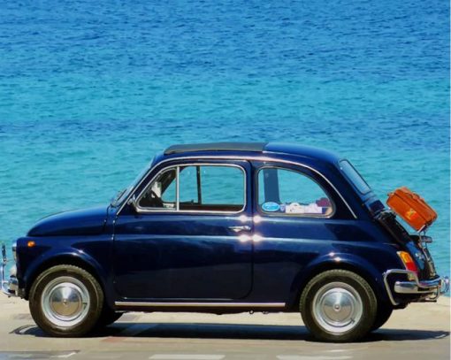 Classic Vehicle Fiat 500 paint by numbers