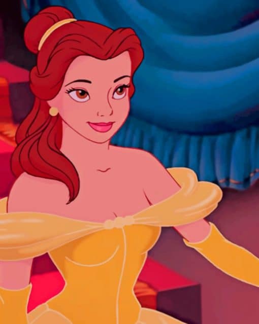 Disney Princess Belle paint by numbers