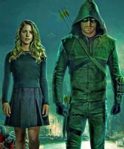 Green Arrow And Felicity paint by numbers