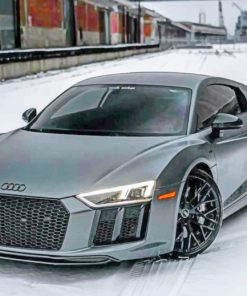 Grey Audi Paint by numbers