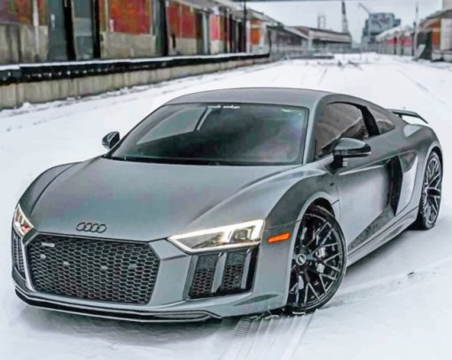 Grey Audi Paint by numbers