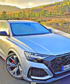 Grey Audi Rsq8r paint by numbers