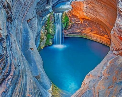 Karijini National Park Australia paint by numbers