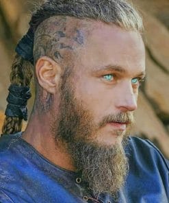 king Ragnar Vikings paint by numbers