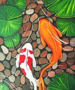 Koi Fish paint by numbers