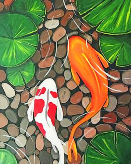 Koi Fish paint by numbers