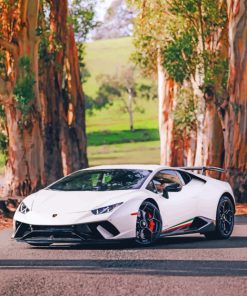 Lamborghini Huracan paint by numbers