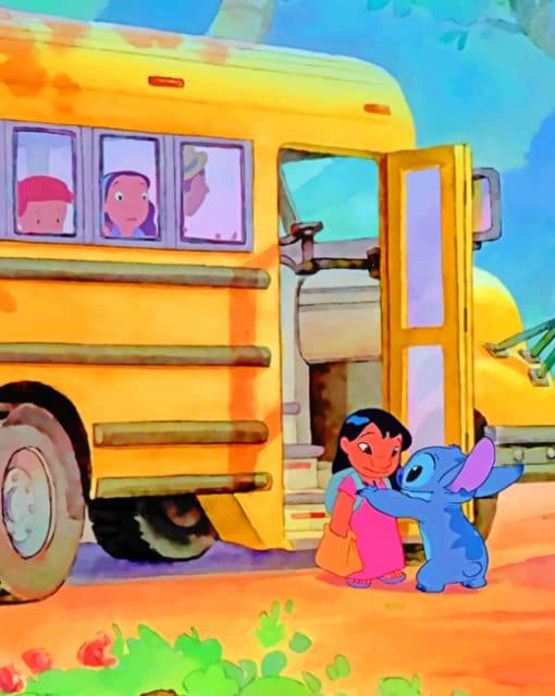 Lilo And Stitch paint by numbers