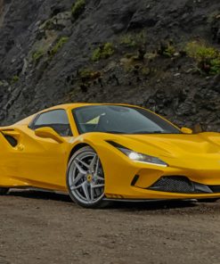 Modern Ferrari F8 Spider paintt by numbers