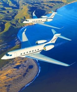 Planes In The Sky paint by numbers