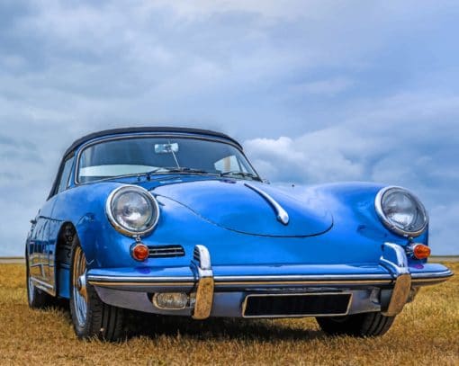 Porsche 356 Car paint by numbers