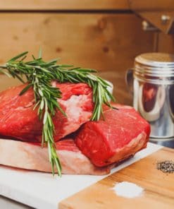 Preparing Meat To Grill paint by numbers