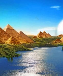 Pyramids Of Utopia paint by numbers