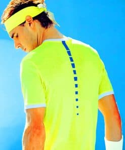 Rafael Nadal Parera Tennis Player paint by nymbers