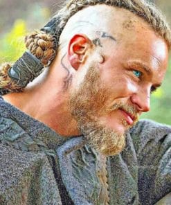 Ragnar Lothbrok Vikings paint by numbers