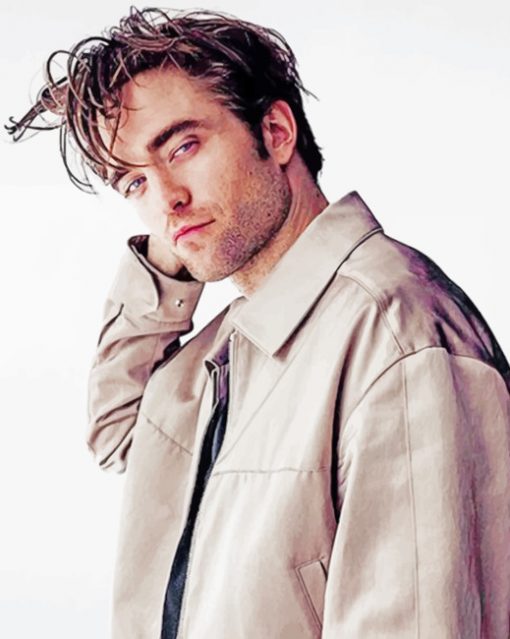 Robert Pattinson English Actor paint by numbers