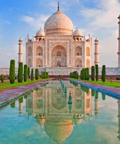 Taj Mahal India paint by numbers