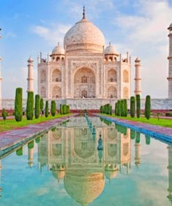 Taj Mahal India paint by numbers