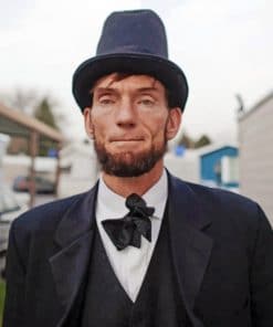 Abe Lincoln President paint by numbers