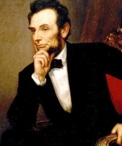 Abraham Lincoln Portrait paint by numbers