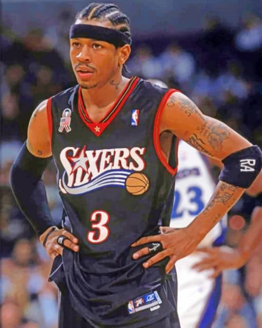 Allen Iverson Paint by numbers