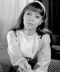 Anna Karina Black And White paint by numbers