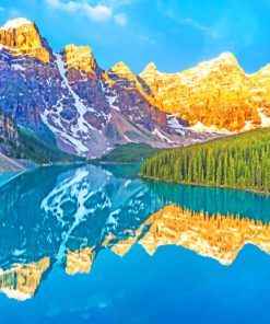 Banff National Park paint by numbers