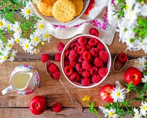 Breakfast And Wineberries paint by numbers