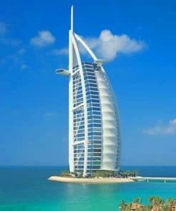 Burj Al Arab paint by numbers