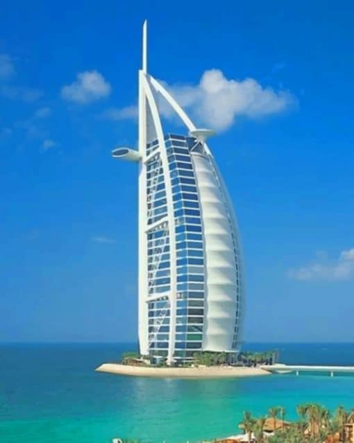 Burj Al Arab paint by numbers