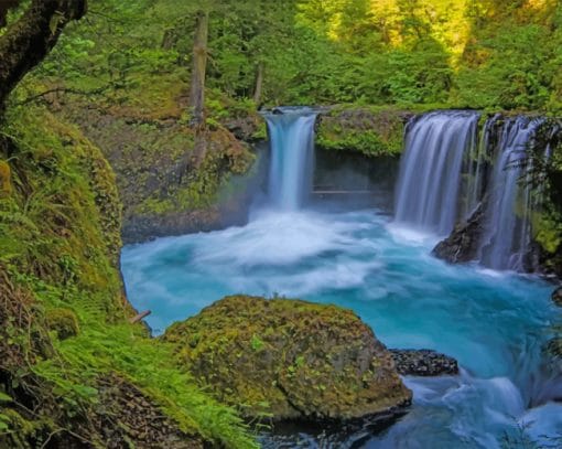 Columbia River Gorge National Scenic Area Paint by numbers