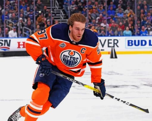 Connor McDavid paint by numbers