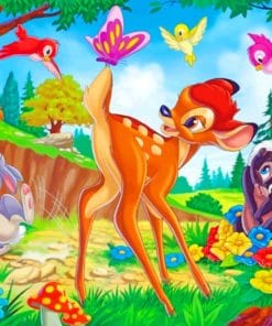 Disney Bambi paint by numbers